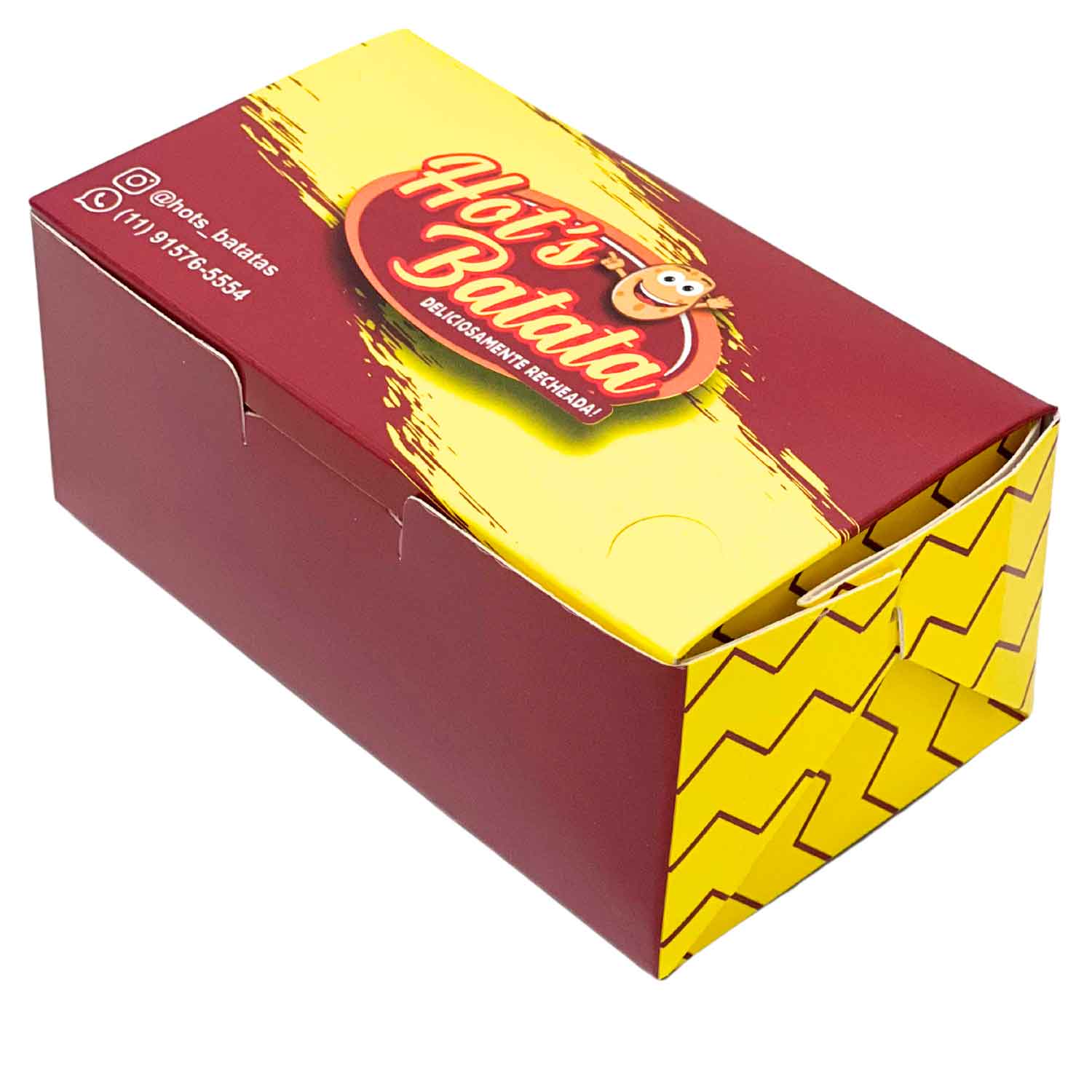 Caixa Para Delivery (14,5 x 8 x 6 cm) Personalizada