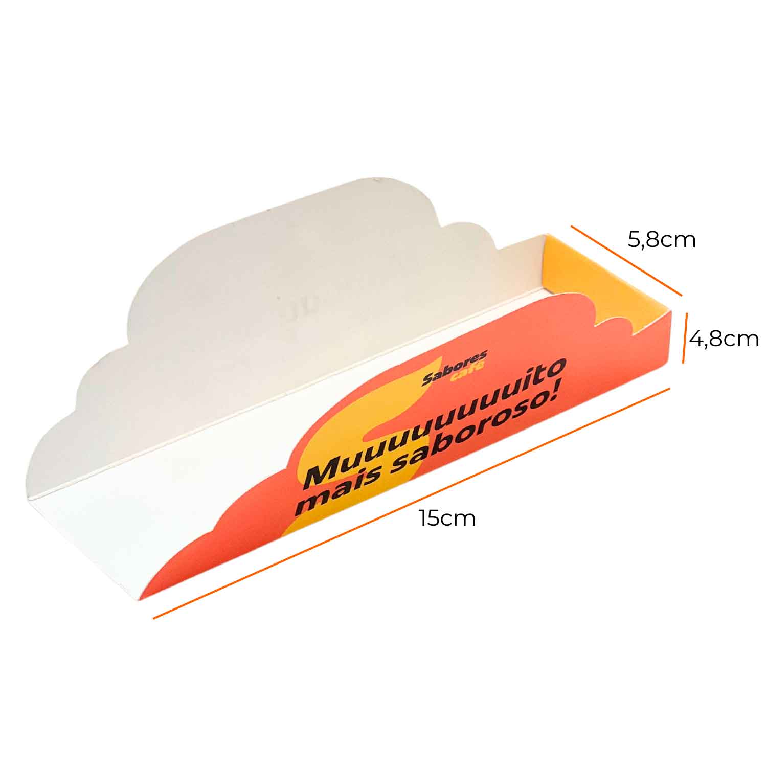 Embalagem Para Hot dog (15 x 5,8 x 4,8 cm) Personalizada