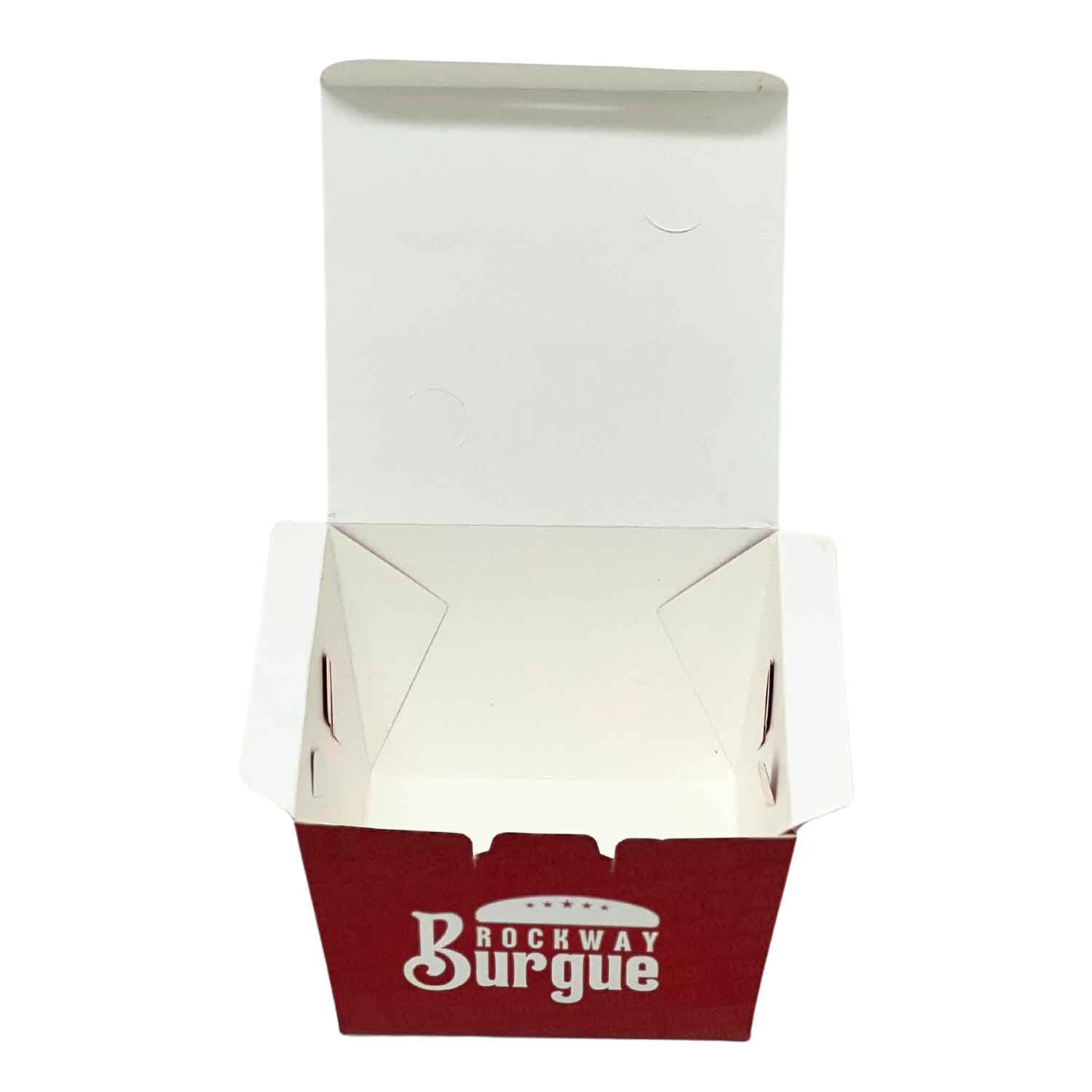 Embalagem Lanches, Hamburguer (11,5 x 11,5 x 8 cm) Personalizado