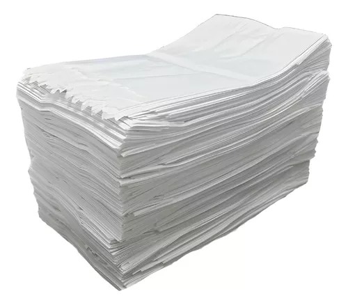 Saco para Pipoca Monolúcido Branco - 500 unid