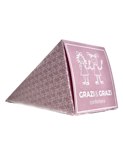 Embalagem para Cone Trufado (7,5 x 17 cm) Personalizada