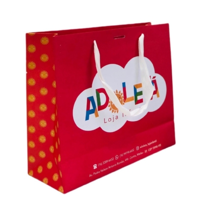 Sacola offset 180g (30 x 10 x 25 cm) Personalizada