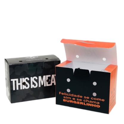 Embalagem p/ frituras P (12 x 6 x 9 cm) Personalizada