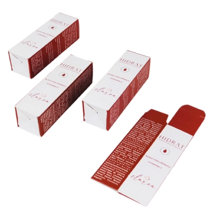 Embalagem para Sérum (3,5 x 3,5 x 12 cm) Personalizada
