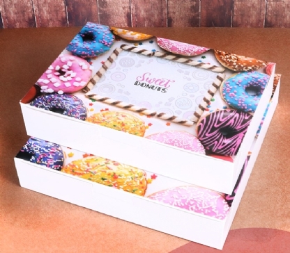 Embalagem para Donuts G (25 x 25 x 5 cm) Personalizada