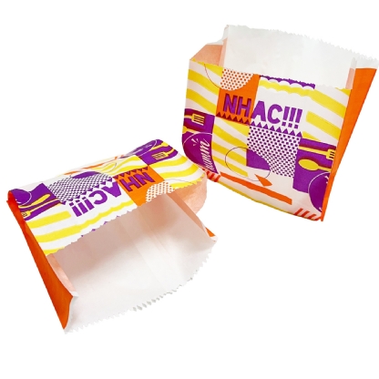 Saquinho (13,5 x 6,5 x 16 cm ) p/ Batata Frita, Lanche, Salgados - 500 unidades