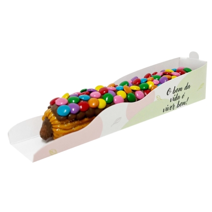 Embalagem Base p/ Churros Gourmet (17 cm) - 100 Unidades