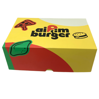 Embalagem Para salgados G (22 x 15 x 8 cm) Personalizada