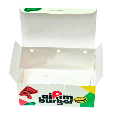 Embalagem Para salgados (17 x 11 x 8 cm) Personalizada