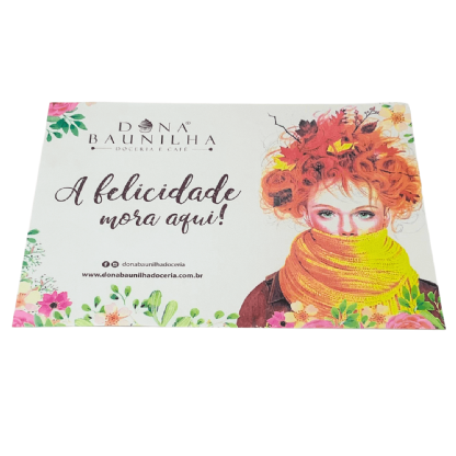 Jogo Americano de Papel (25 x 35 cm) Personalizado