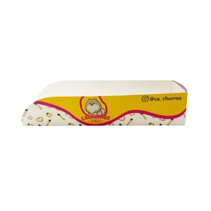 Embalagem Base para Churros (14 x 4 x 3 cm) Personalizada