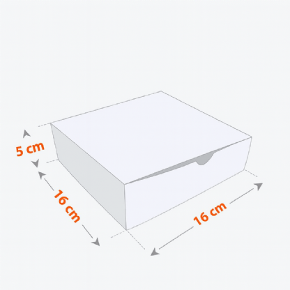 Embalagem p/ Beirute, batata Rosti, batata suiça (16 x 16,5 x 5 xm) Personalizada