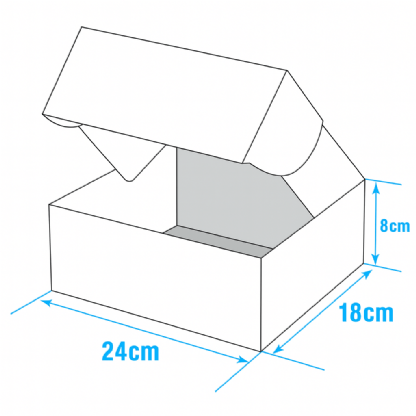 Embalagem Caixa para Kit Presente (24 x 18 x 8 cm) Personalizada