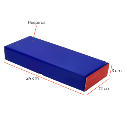 Caixa Empastada Para Esfiha (24 x 12 x 3 cm) Personalizada