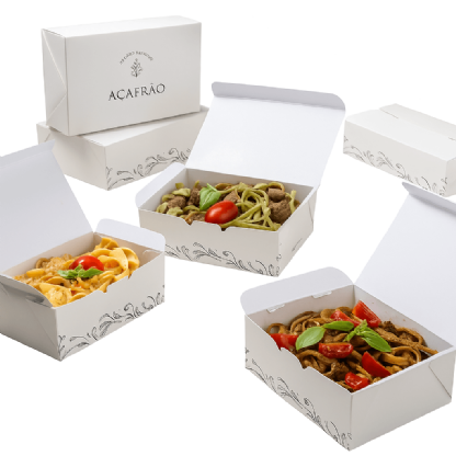 Embalagem AntiVazamento Delivery Pequena (15 x 10 x 5,5 cm) Personalizada