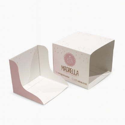 Embalagem para Mini Bolo (8 x 8 x 8 cm) Personalizado