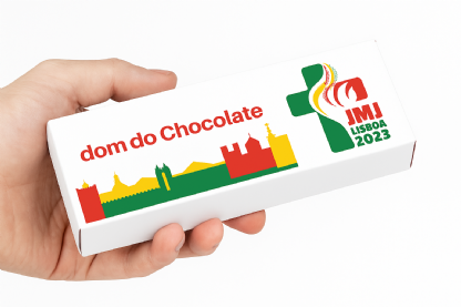 Embalagem para Barra de Chocolate (9 x 3 x 1 cm) Personalizada