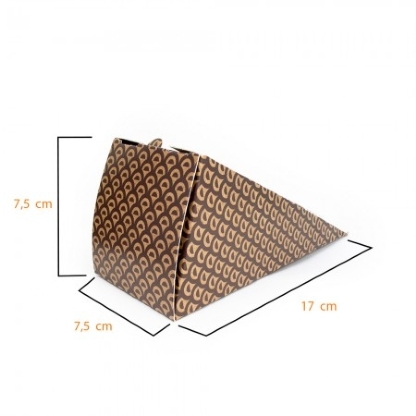 Embalagem Cone Trufado (7,5 x 17 cm) - 100 unidades