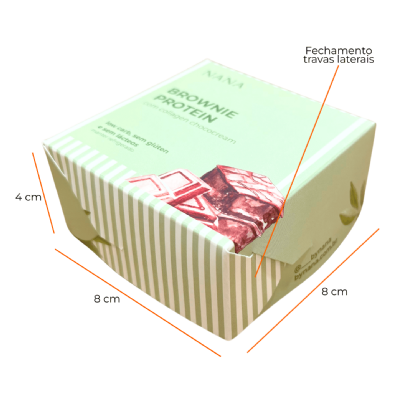 Embalagem Forneável Multiuso (8 x 8 x 4 cm) Personalizada