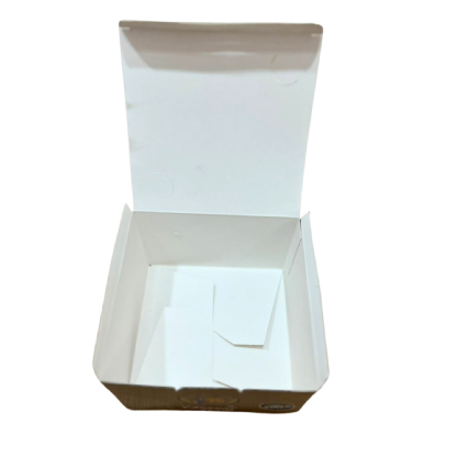 Embalagem para Lanche Gourmet / Hambúrguer (12,4 x 12,4 x 7,4 cm) Personalizada