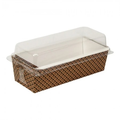 Forma Forneável 390g COM tampa para Bolo Caseirinho, Inglês, Pão - 50 unidades