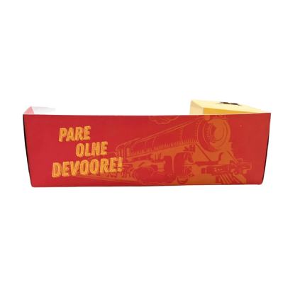 Embalagem para Porções c/ base molho (19 x 6,5 x 6 cm) Personalizada