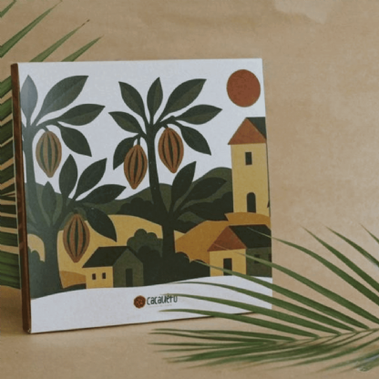 Embalagem Gaveta para Chocolate Gourmet (22 x 22 x 2 cm) Personalizada