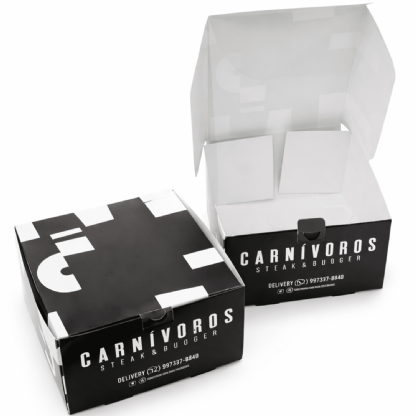 Caixa Lanche Combos Grande (18 x 18 x 10cm) Personalizada