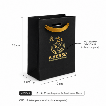 Sacola Offset 180g (10 x 5 x 13 cm) Personalizada