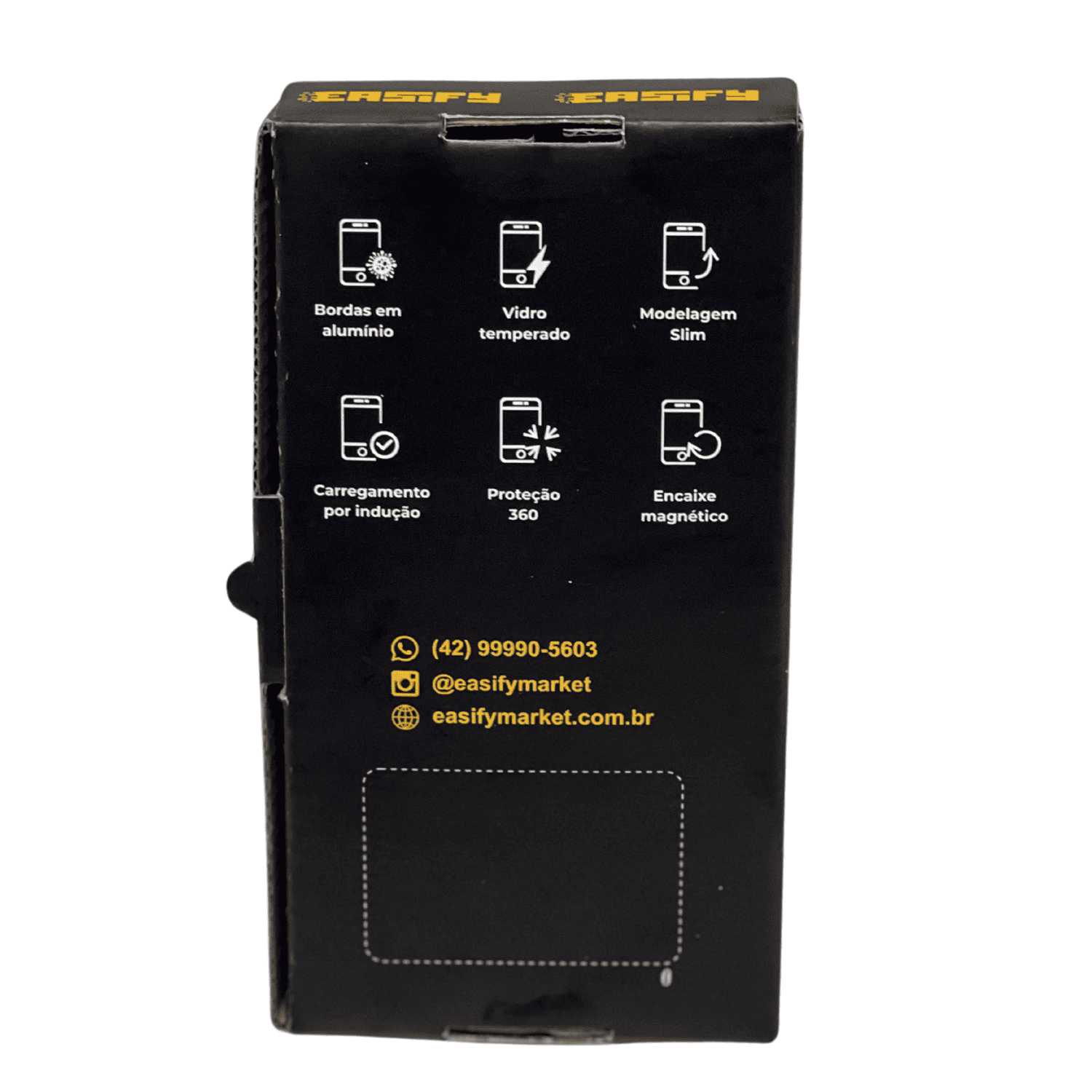Caixa Empastada Ecommerce Para Celular (17,5 x 9 x 2 cm) Personalizada