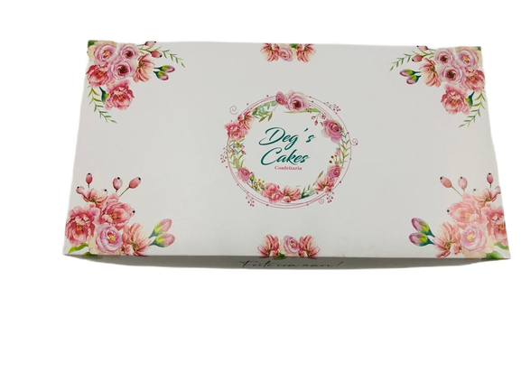 Embalagem para 50 Brigadeiros Gourmet (43 x 23 x 6 cm) Personalizada