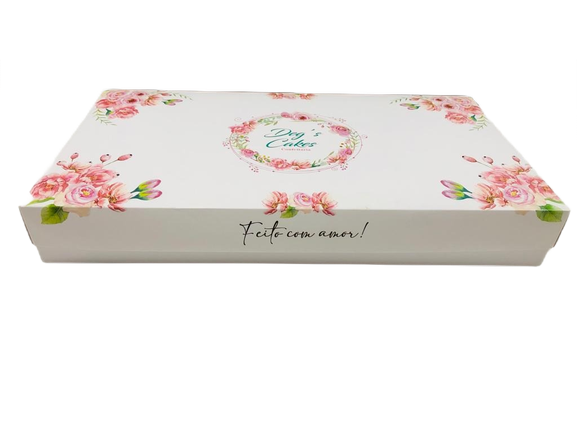 Embalagem para 50 Brigadeiros Gourmet (43 x 23 x 6 cm) Personalizada