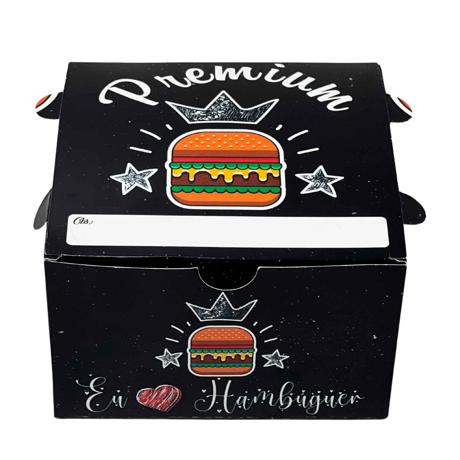 Embalagem Lanche Gourmet - 50 Unidades