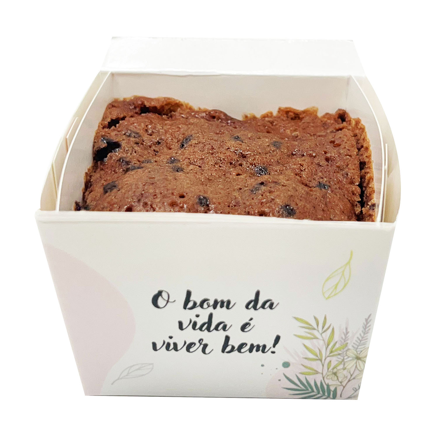 Forma Forneável (6 x 6 x 5 cm) Com Tampa - 100 Unidades