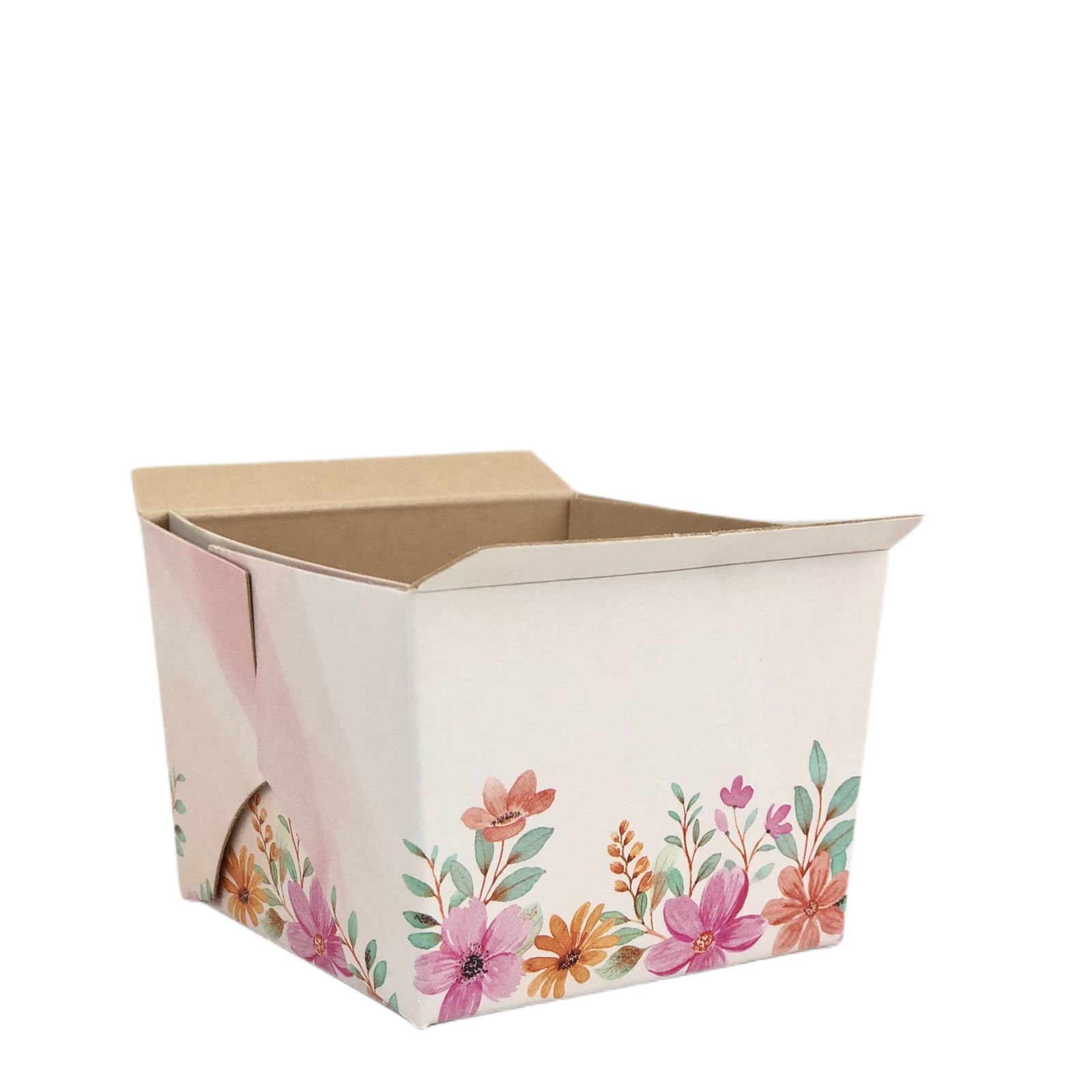 Forma Forneável (6 x 6 x 5 cm) Com Tampa - 100 Unidades