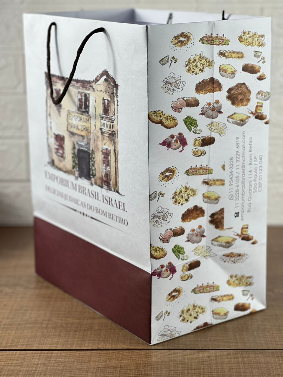 Sacola Offset 180g (31 x 19 x 39 cm) Personalizada