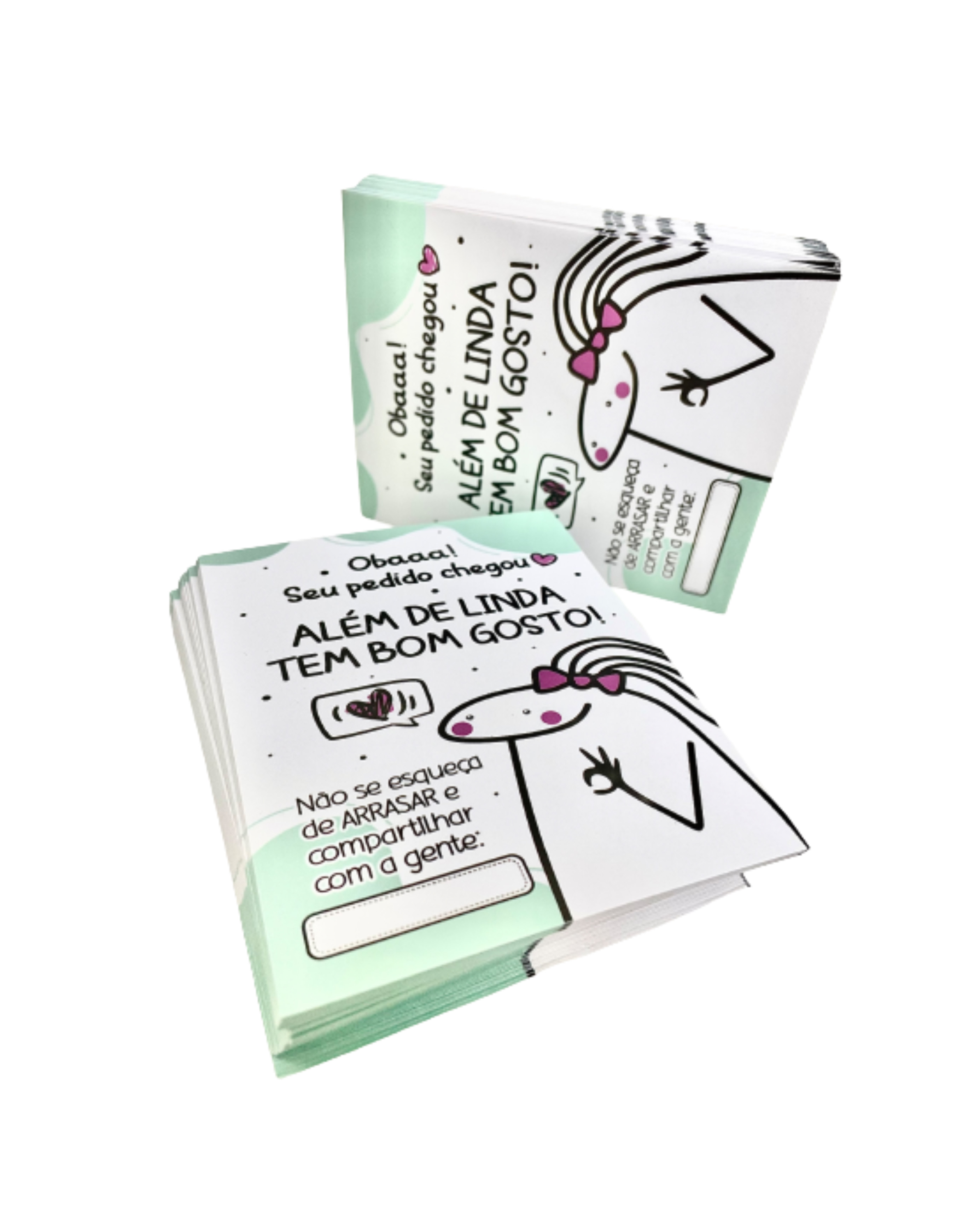 Cartão Agradecimento Flork Memes (9 x 11 cm) - 500 Unidades