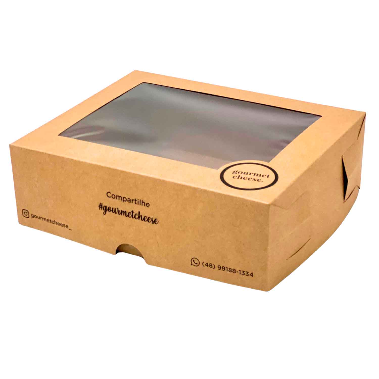 Embalagem Kraft Multiuso (25 x 20 x 8 cm) Personalizada