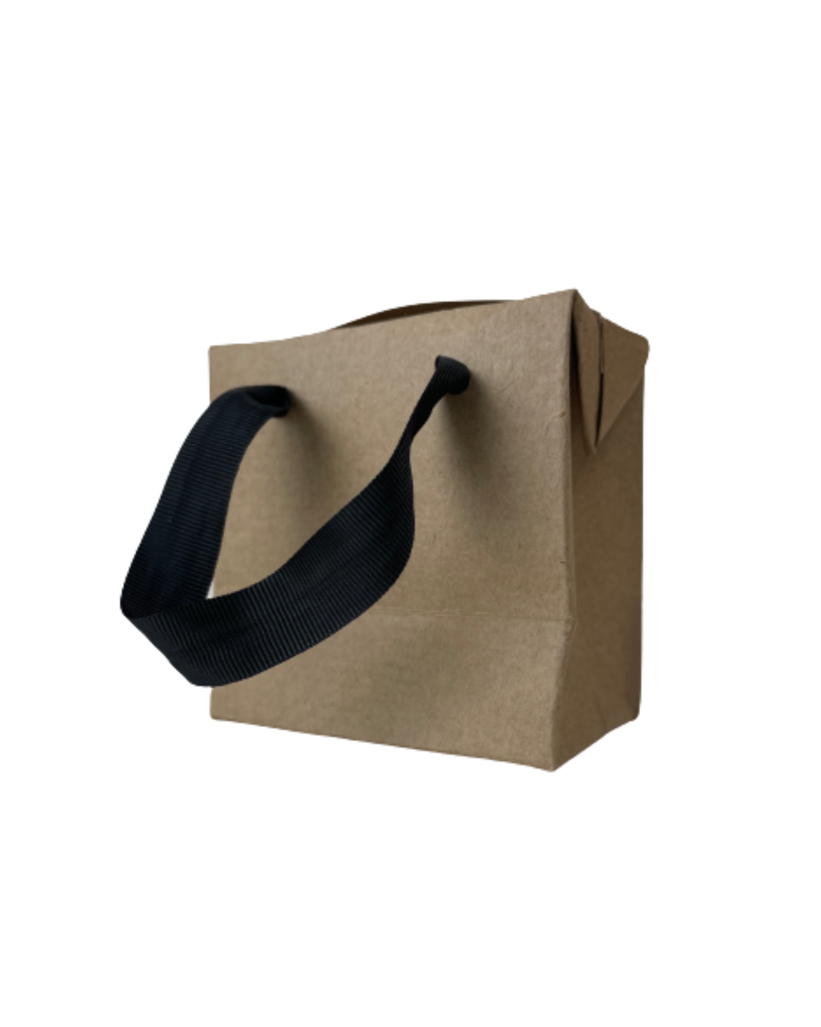 Caixa Sacola Kraft Mini (8 x 5 x 8 cm) - 50 Unidades