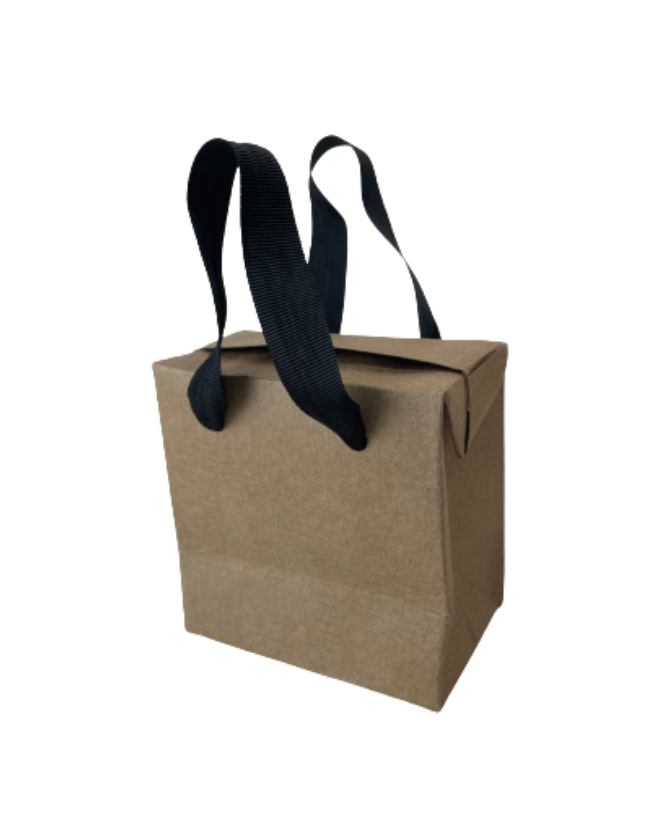 Caixa Sacola Kraft Mini (8 x 5 x 8 cm) - 50 Unidades