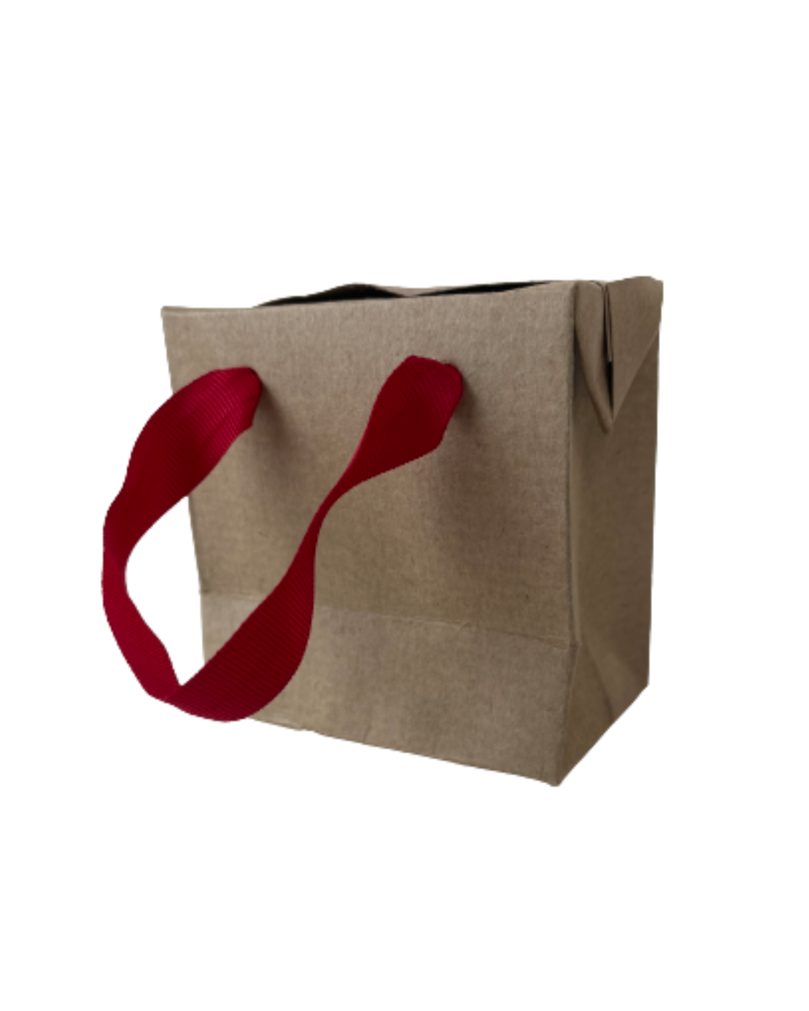 Caixa Sacola Kraft Mini (8 x 5 x 8 cm) - 50 Unidades