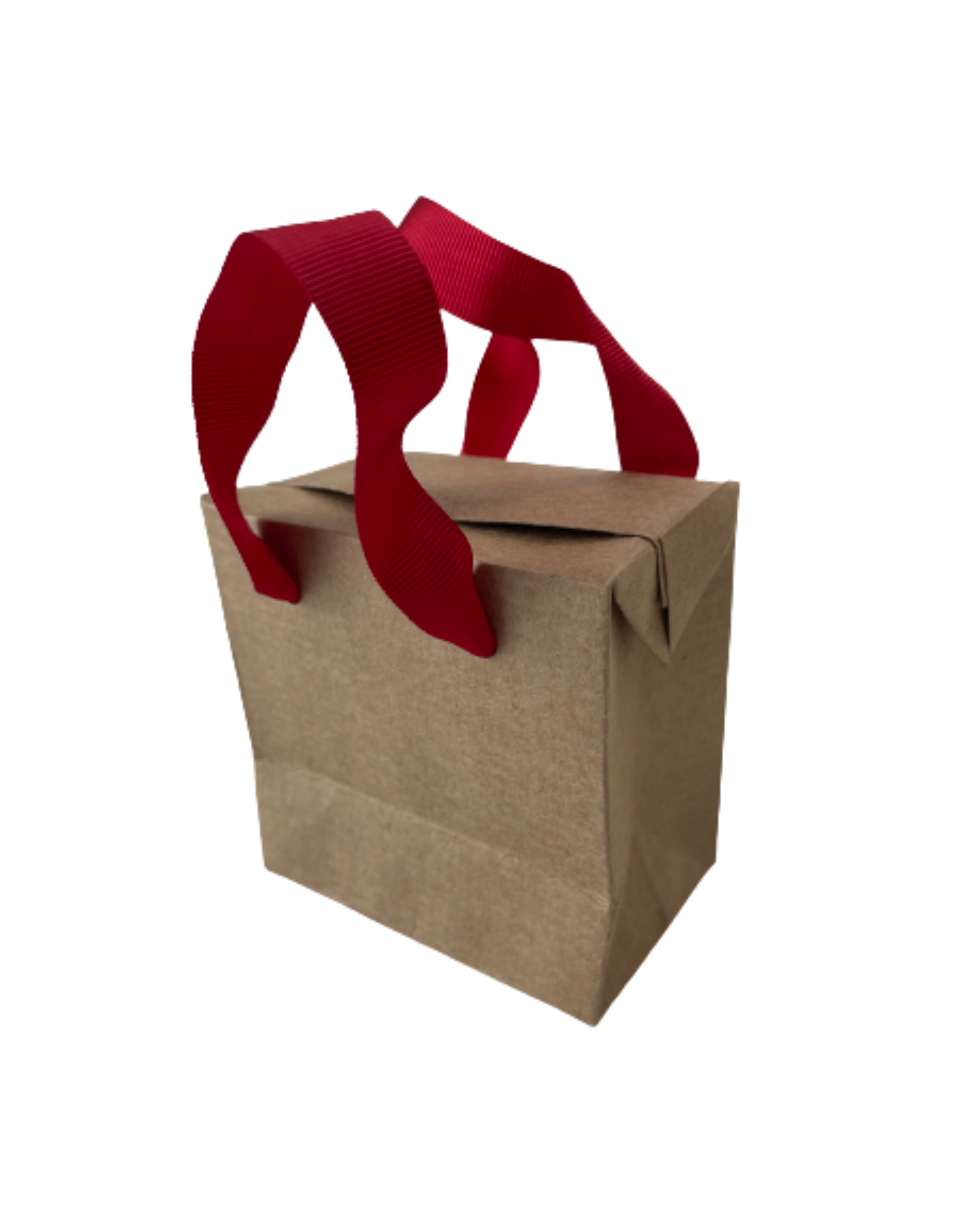 Caixa Sacola Kraft Mini (8 x 5 x 8 cm) - 50 Unidades