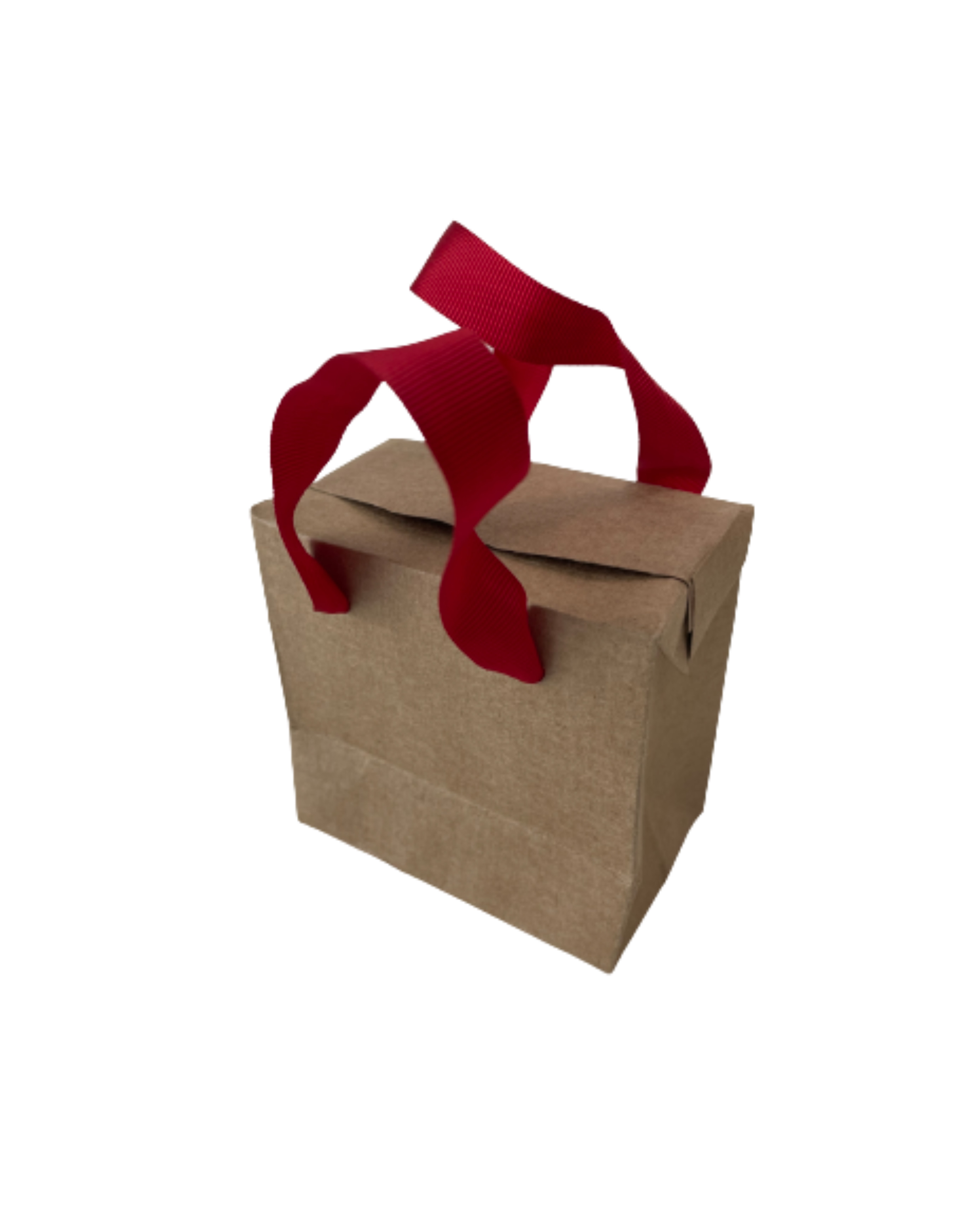 Caixa Sacola Kraft Mini (8 x 5 x 8 cm) - 50 Unidades