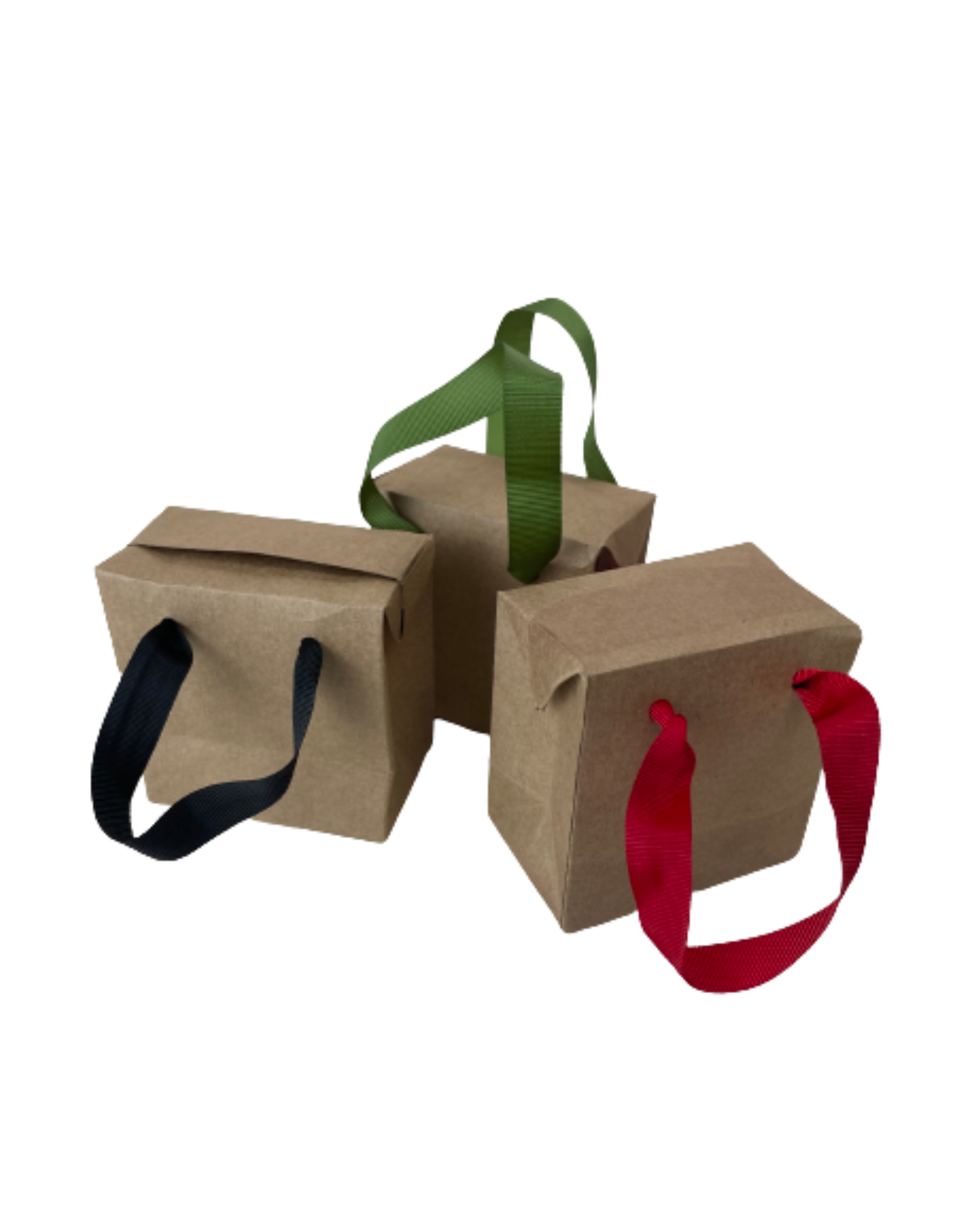 Caixa Sacola Kraft Mini (8 x 5 x 8 cm) - 50 Unidades