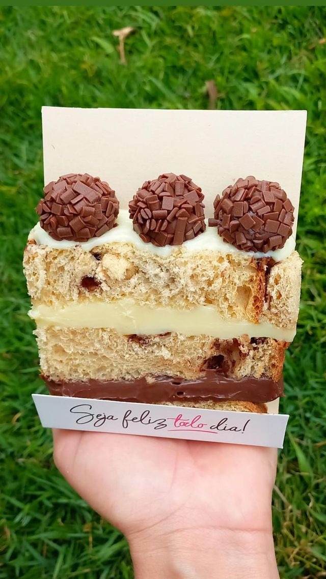 Embalagem base p/ Fatia Slice Cake laminada (10 x 2,5 x 13 cm ) -100 unidades