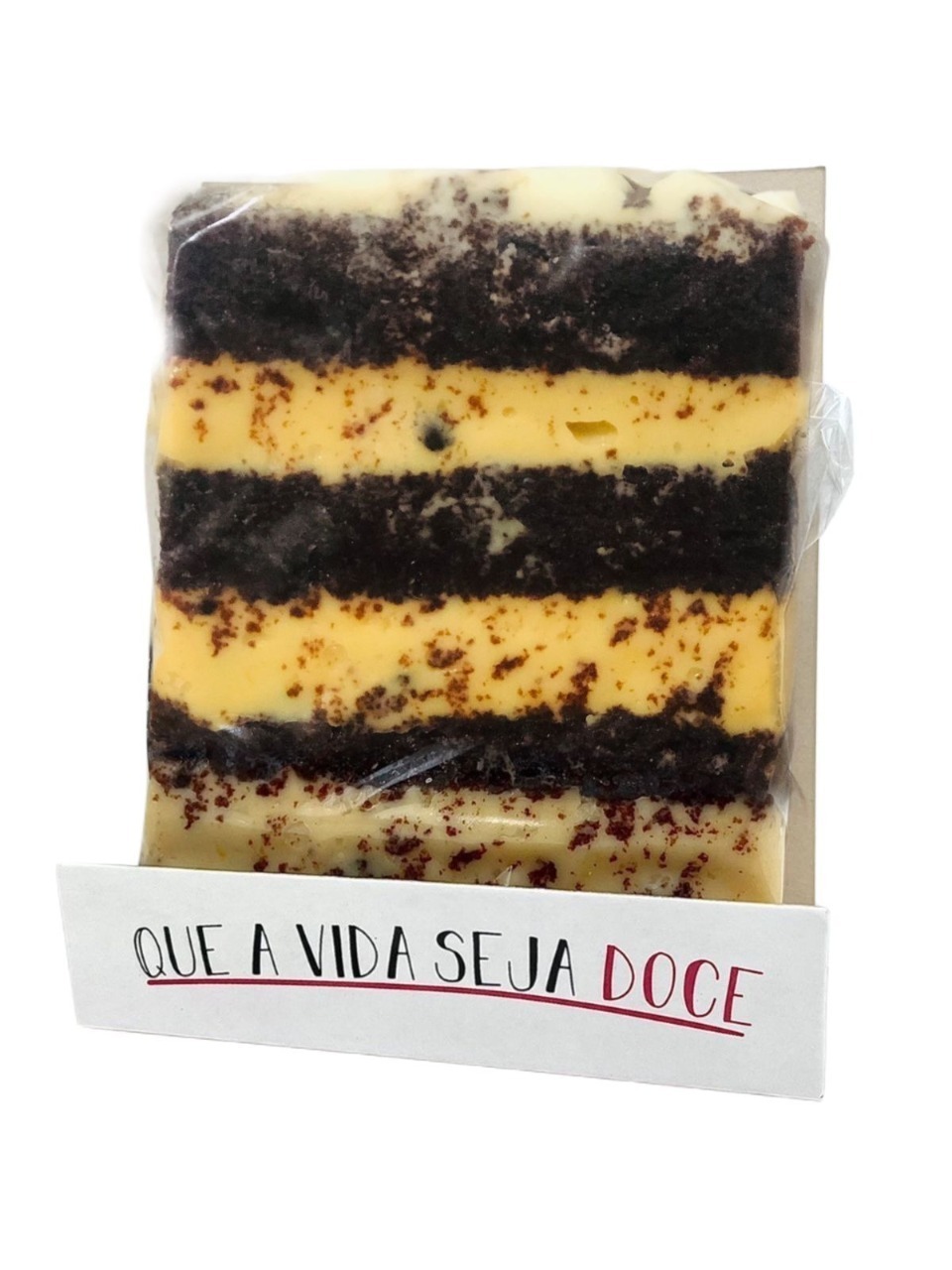 Embalagem base p/ Fatia Slice Cake laminada (10 x 2,5 x 13 cm ) -100 unidades