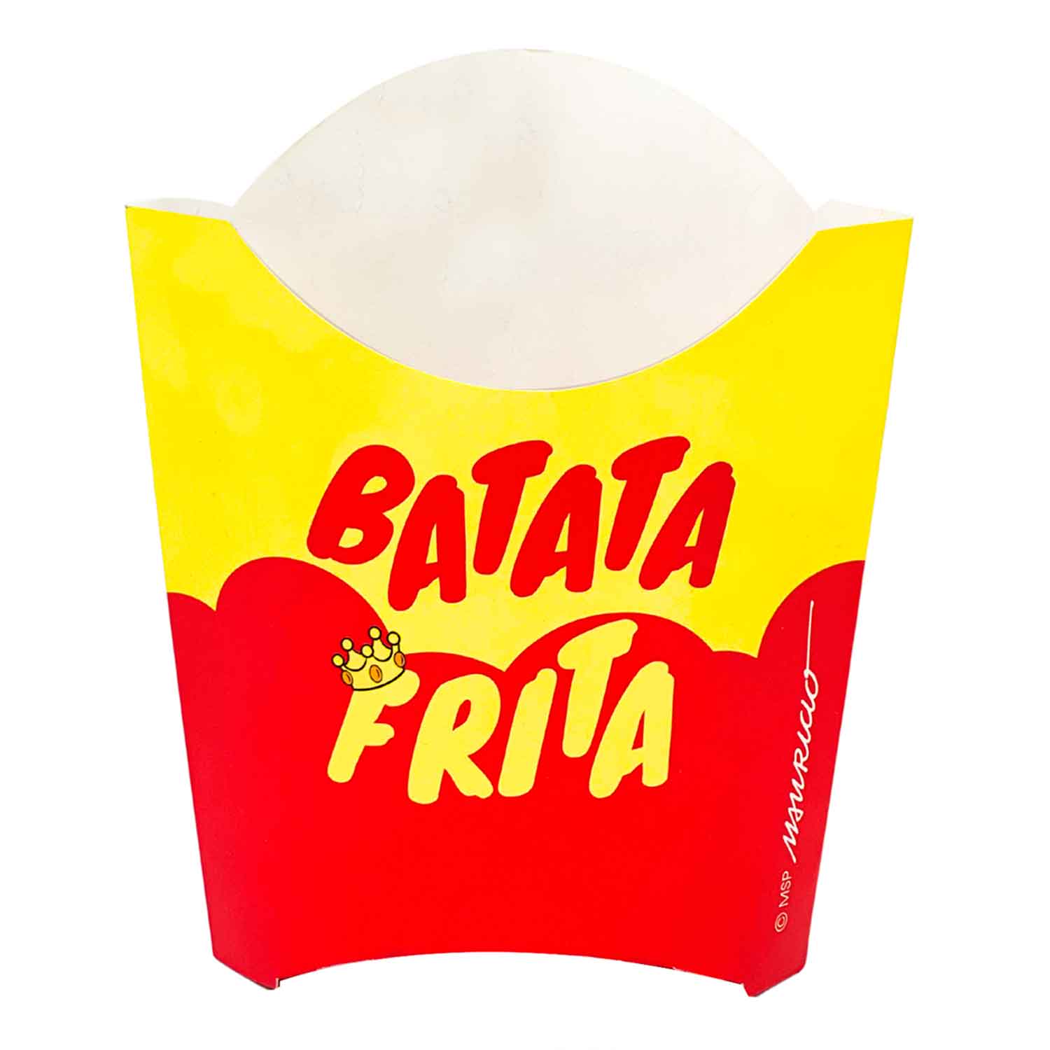 Embalagem p/ batata Fritas tipo Mc G (120-150gr) Personalizada