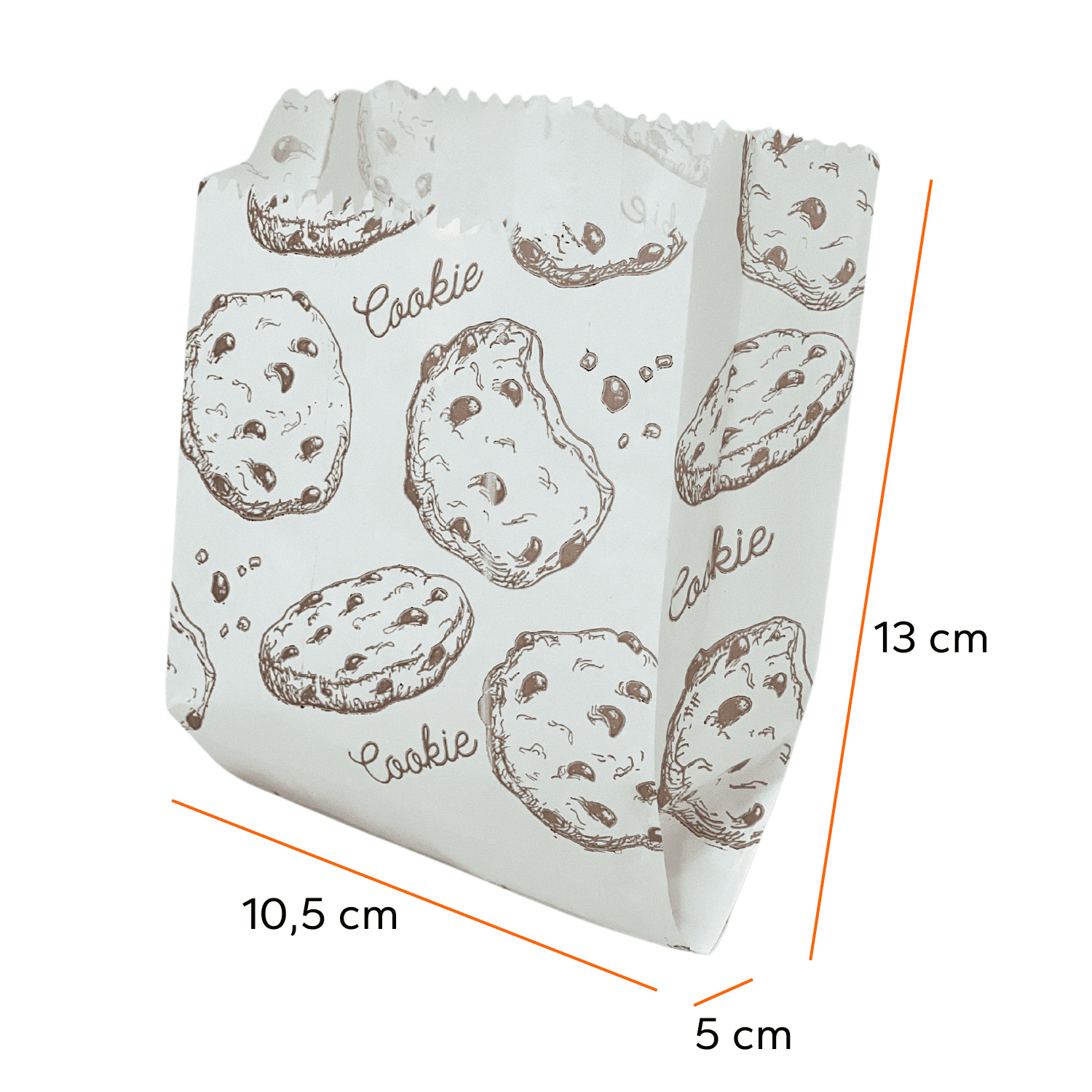 Saquinho Para Cookie (10,5 x 5 x 13 cm) - 500 Unidades