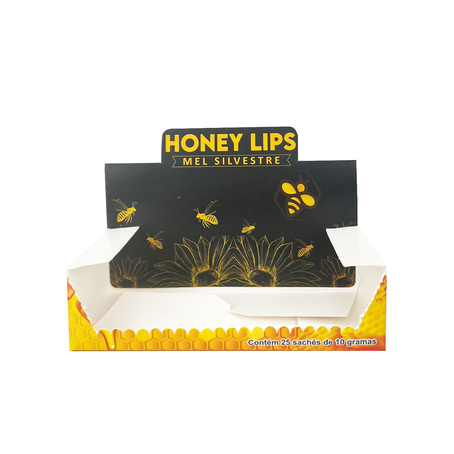 Embalagem Display Para Mel (15 x 8 x 4 cm) Personalizada