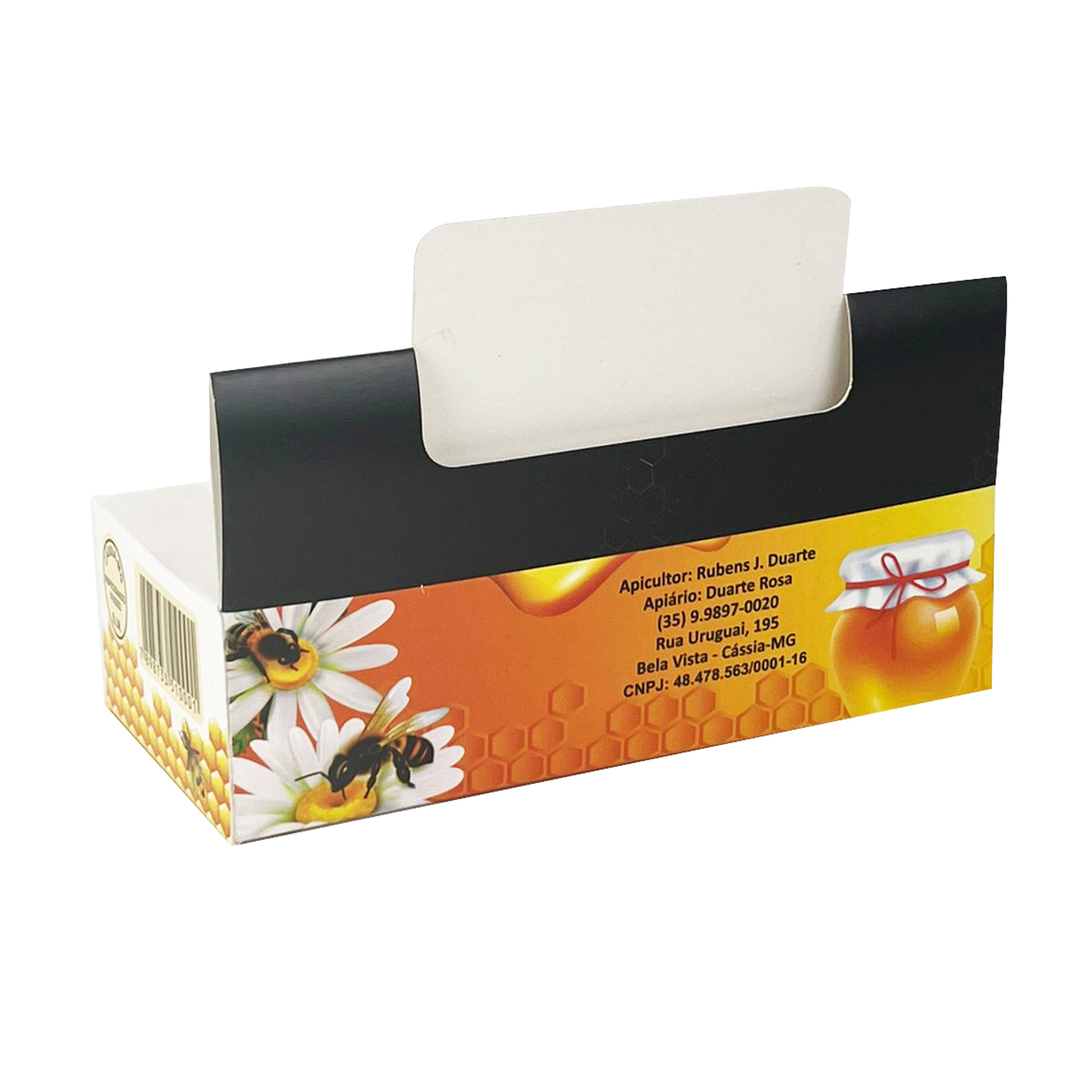 Embalagem Display Para Mel (15 x 8 x 4 cm) Personalizada